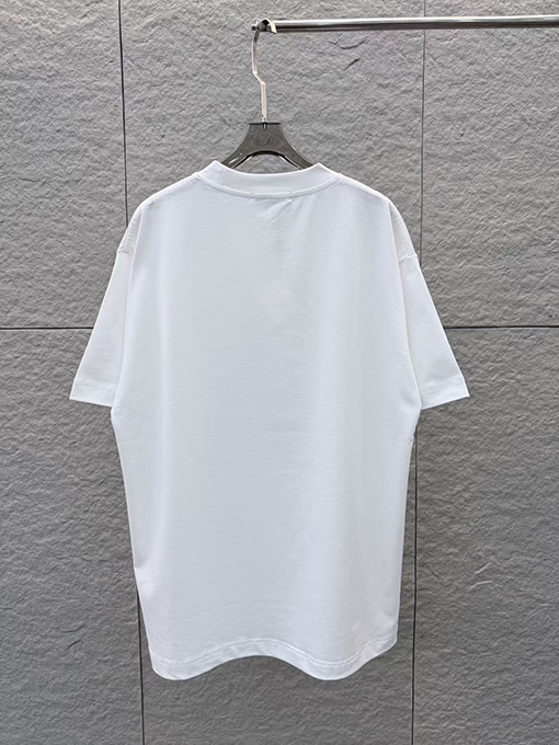 ロエベ 新モデル3Dエポキシ樹脂クルーネック半袖Tシャツ