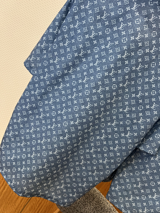 ルイヴィトンコピー 総柄ジャカード織りの半袖シャツとショートパンツのセット