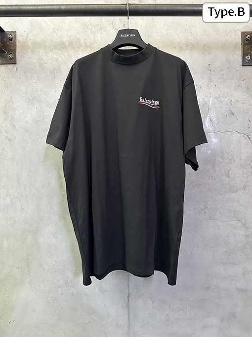 バレンシアガ Balenciaga クラシックなコカコーラの波ロゴ刺繍入り半袖Tシャツ