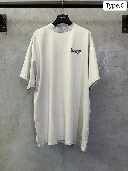 バレンシアガ Balenciaga クラシックなコカコーラの波ロゴ刺繍入り半袖Tシャツ