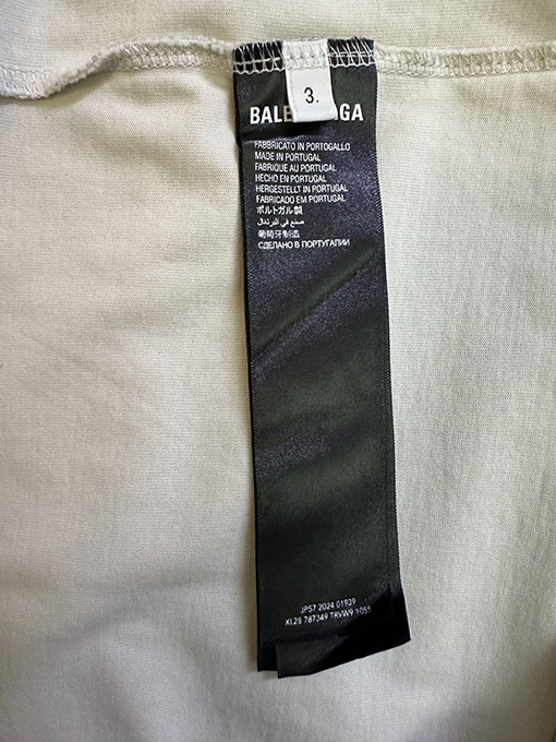 バレンシアガ Balenciaga クラシックなコカコーラの波ロゴ刺繍入り半袖Tシャツ