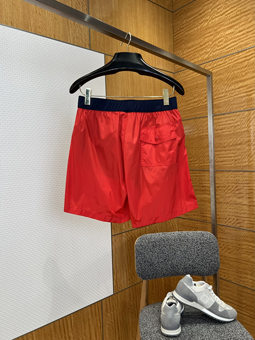 モンクレール ロゴ入りドローストリングカジュアルショーツ