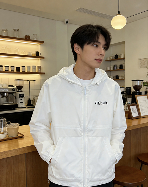 ディオール DIOR 両面リバーシブルフード付きジャケット