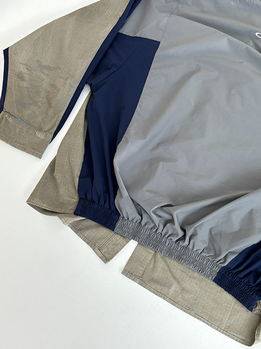 バレンシアガ BALENCIAGA カラーブロックの長袖シャツ