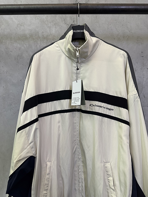 バレンシアガ Balenciaga カラーブロックのウィンドブレーカージャケット