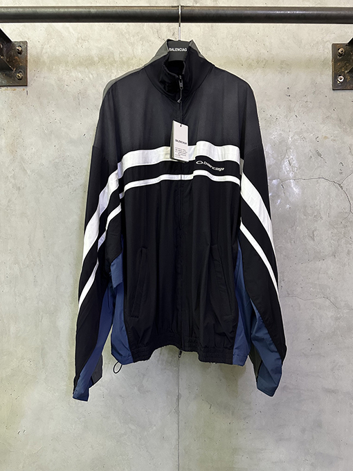 バレンシアガ Balenciaga カラーブロックのウィンドブレーカージャケット