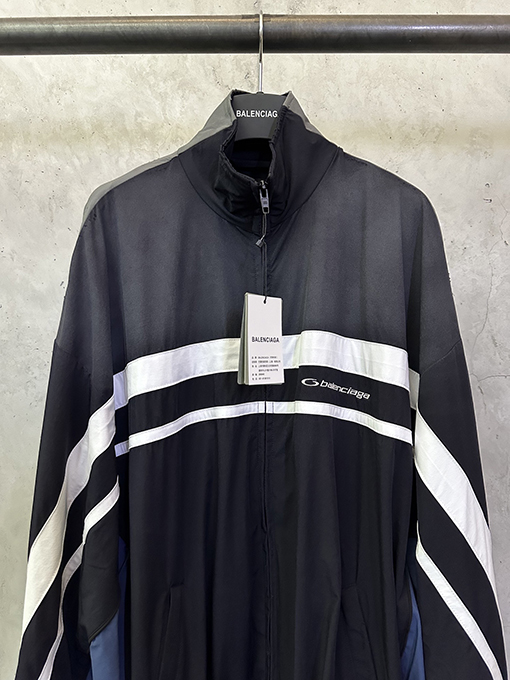 バレンシアガ Balenciaga カラーブロックのウィンドブレーカージャケット