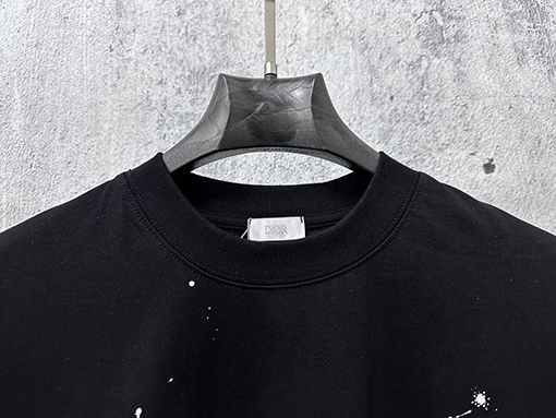 ディオールコピー DIOR レタープリントロゴ入り半袖Tシャツ