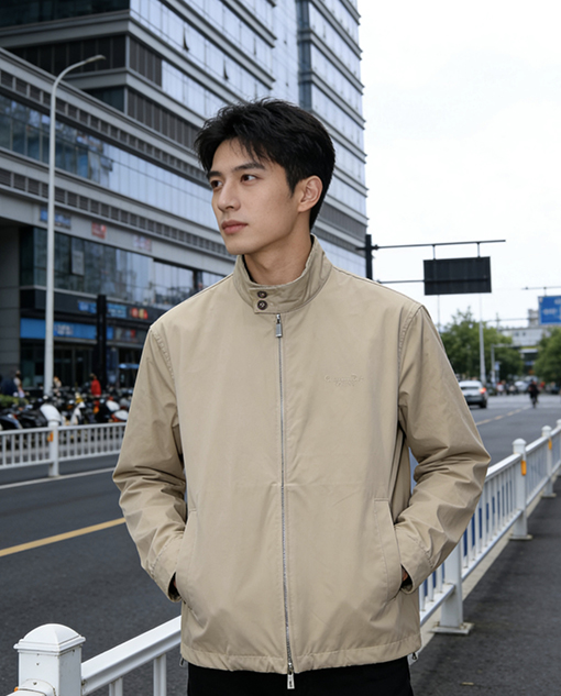 ディオールブランドスーパーコピー 刺繍入りスタンドカラージャケット