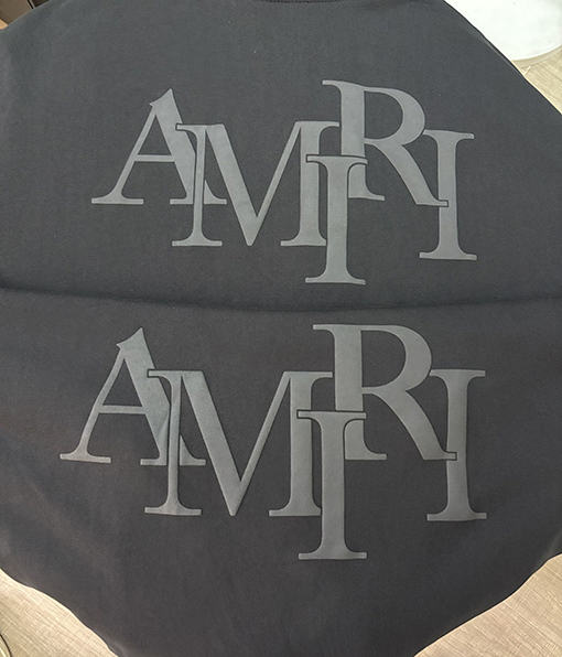 アミリコピー AMIRI フォームプリント入りフード付きスウェットシャツ