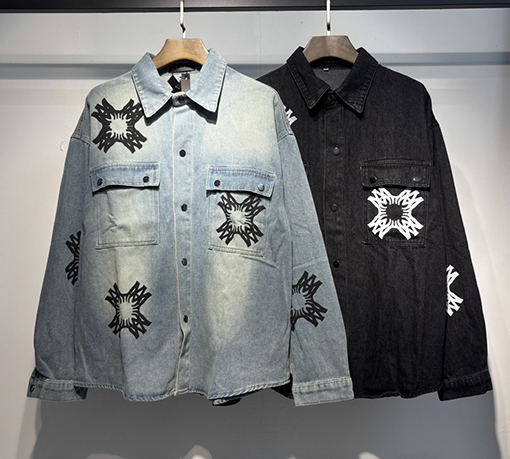 アミリスーパーコピー 新作レトロデニム長袖シャツ