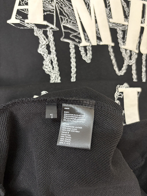 アミリ AMIRI 秋と冬の新しいフード付きスウェットシャツ