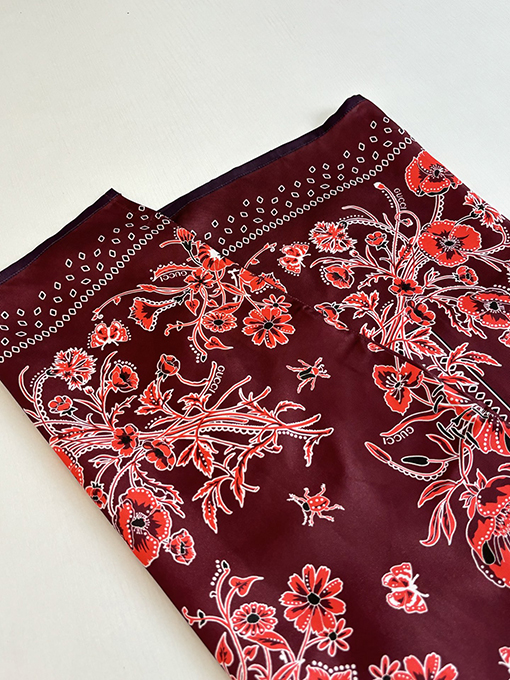 グッチブランドコピー ブルーのペイズリー柄キューバンカラーカシュー花柄プリント半袖シャツ