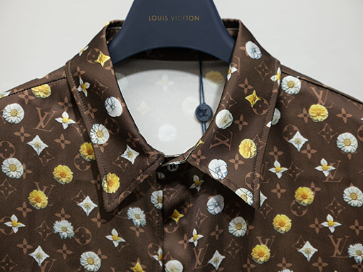 ルイヴィトン ブルーミングアルファベット3Dプリントシャツ＆ドローストリングショーツセット