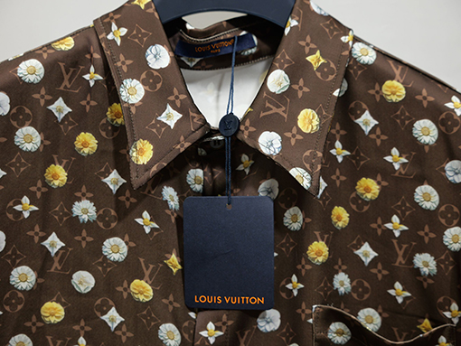 ルイヴィトン ブルーミングアルファベット3Dプリントシャツ＆ドローストリングショーツセット