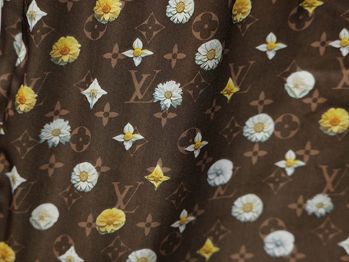 ルイヴィトン ブルーミングアルファベット3Dプリントシャツ＆ドローストリングショーツセット