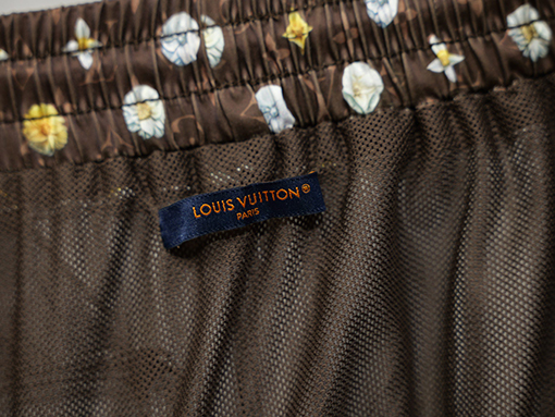 ルイヴィトン ブルーミングアルファベット3Dプリントシャツ＆ドローストリングショーツセット