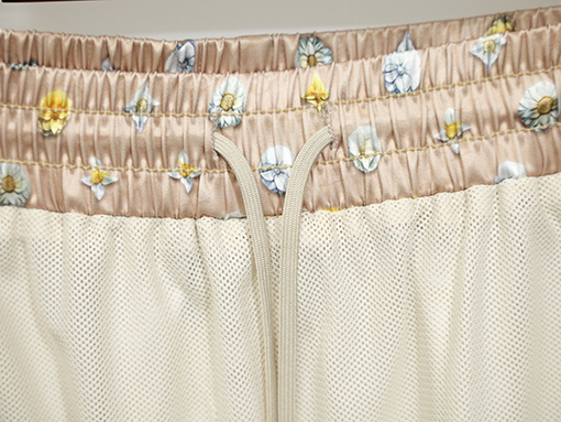 ルイヴィトン ブルーミングアルファベット3Dプリントシャツ＆ドローストリングショーツセット