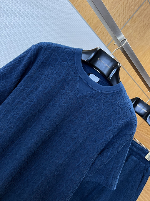 ディオールスーパーコピー 総柄ジャカード柄の半袖ショートパンツセット