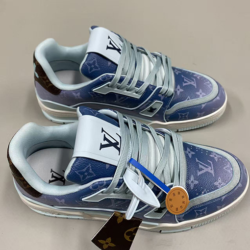 ルイヴィトン Trainer Sneaker グラデーションシリーズのカップルスニーカー