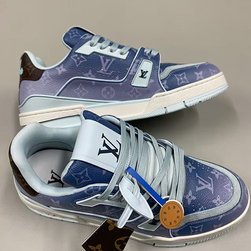ルイヴィトン Trainer Sneaker グラデーションシリーズのカップルスニーカー