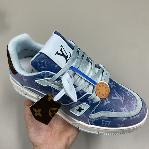 ルイヴィトン Trainer Sneaker グラデーションシリーズのカップルスニーカー