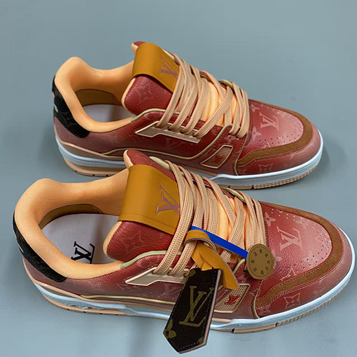 ルイヴィトン Trainer Sneaker グラデーションシリーズのカップルスニーカー