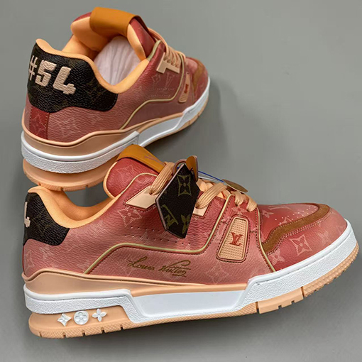 ルイヴィトン Trainer Sneaker グラデーションシリーズのカップルスニーカー