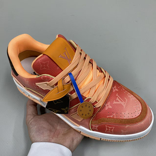 ルイヴィトン Trainer Sneaker グラデーションシリーズのカップルスニーカー