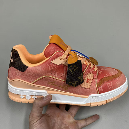 ルイヴィトン Trainer Sneaker グラデーションシリーズのカップルスニーカー