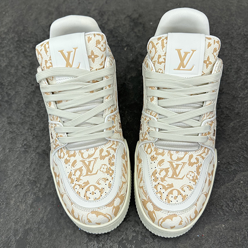 ルイヴィトンコピー LV Trainer クラシックなフュージョングレインアスレチックシューズ