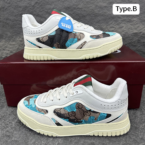 グッチスーパーコピー Re-Web GG デニムスニーカーシリーズ