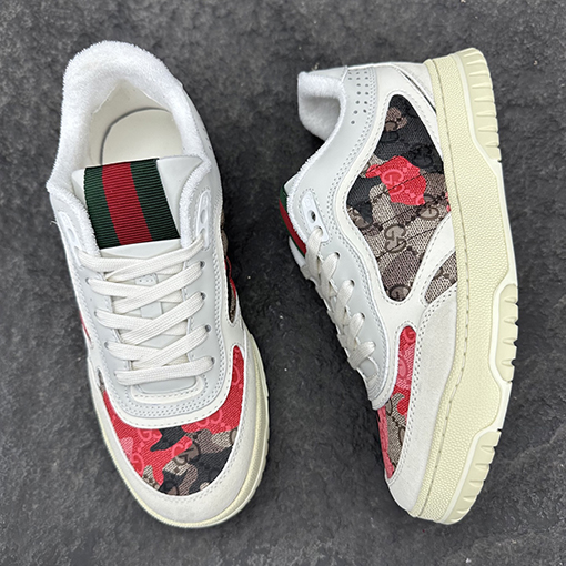 グッチスーパーコピー Re-Web GG デニムスニーカーシリーズ