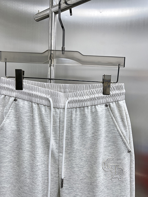 クロムハーツ 光沢のあるアップリケロゴ入りカジュアルパンツ