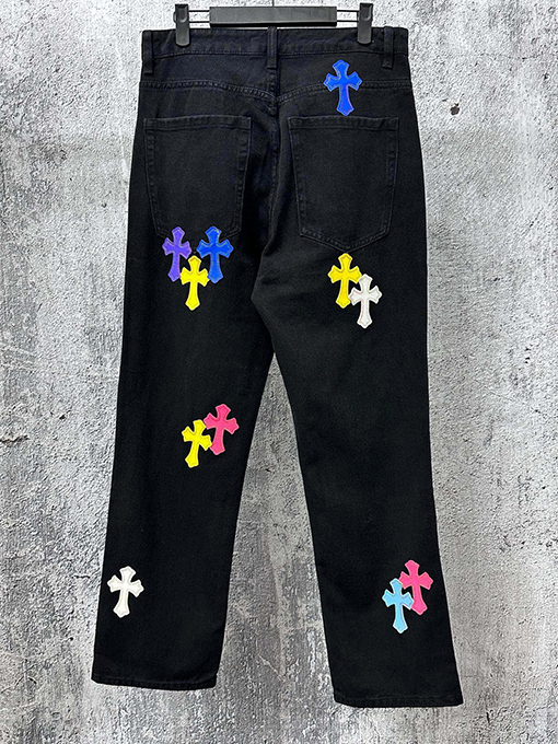 クロムハーツコピー ストレートレッグジーンズ
