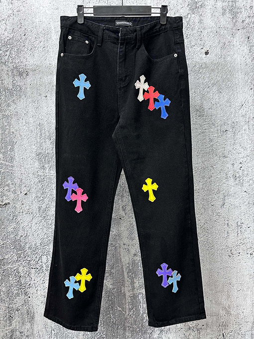 クロムハーツコピー ストレートレッグジーンズ