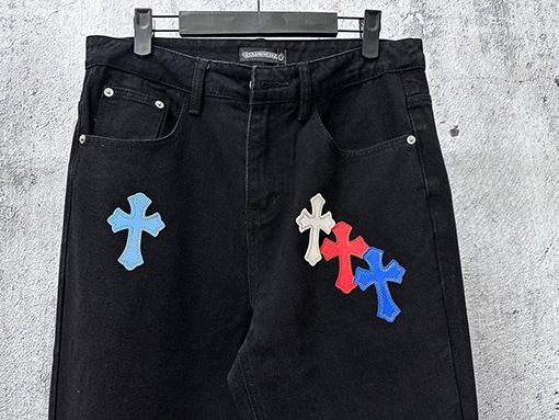 クロムハーツコピー ストレートレッグジーンズ