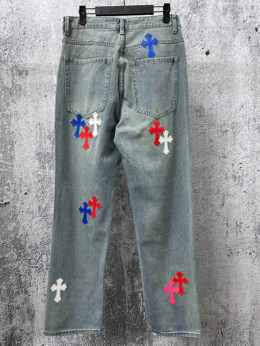 クロムハーツ 新モデルストレートレッグジーンズ