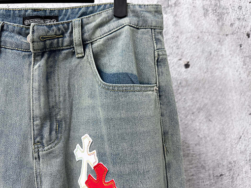 クロムハーツ 新モデルストレートレッグジーンズ