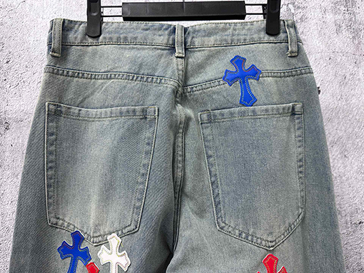 クロムハーツ 新モデルストレートレッグジーンズ