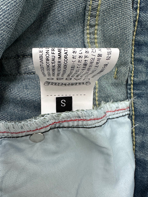 クロムハーツ 新モデルストレートレッグジーンズ