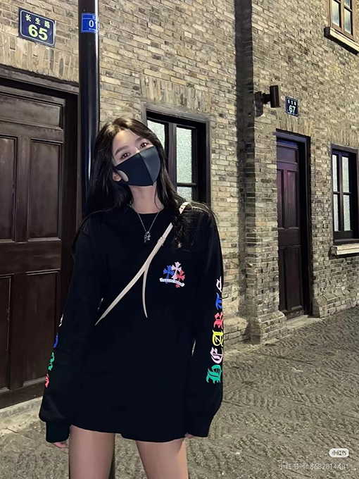 クロムハーツ マイアミ限定 カラフルクロス柄長袖シャツ