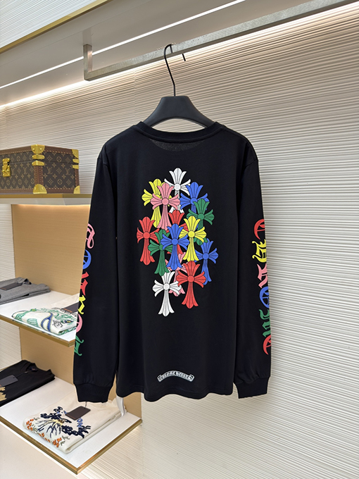 クロムハーツ マイアミ限定 カラフルクロス柄長袖シャツ