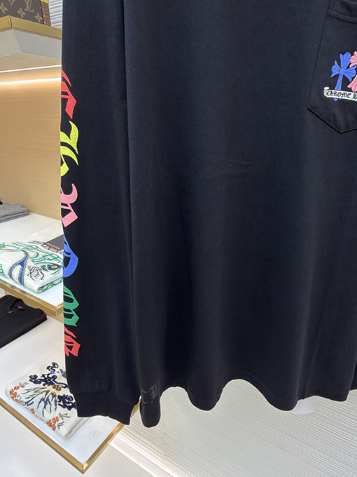 クロムハーツ マイアミ限定 カラフルクロス柄長袖シャツ