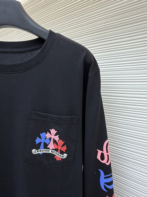 クロムハーツ マイアミ限定 カラフルクロス柄長袖シャツ