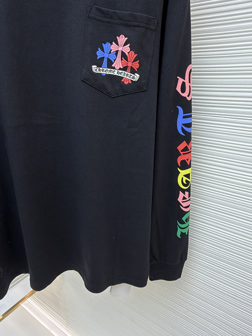 クロムハーツ マイアミ限定 カラフルクロス柄長袖シャツ