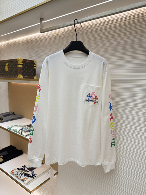 クロムハーツ マイアミ限定 カラフルクロス柄長袖シャツ