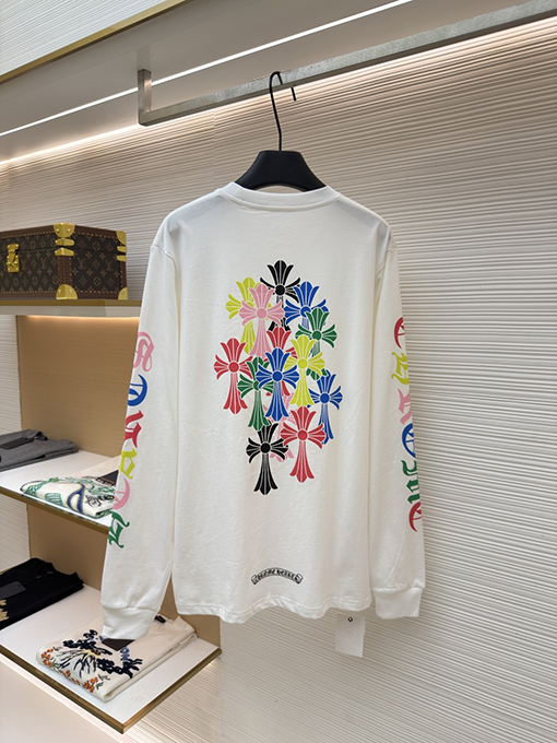 クロムハーツ マイアミ限定 カラフルクロス柄長袖シャツ