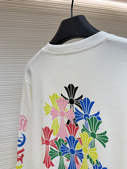 クロムハーツ マイアミ限定 カラフルクロス柄長袖シャツ