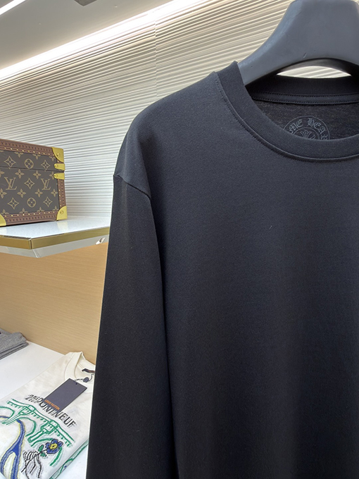 クロムハーツブランドコピー ラスベガス クロススリーブ ホースシュー 長袖シャツ